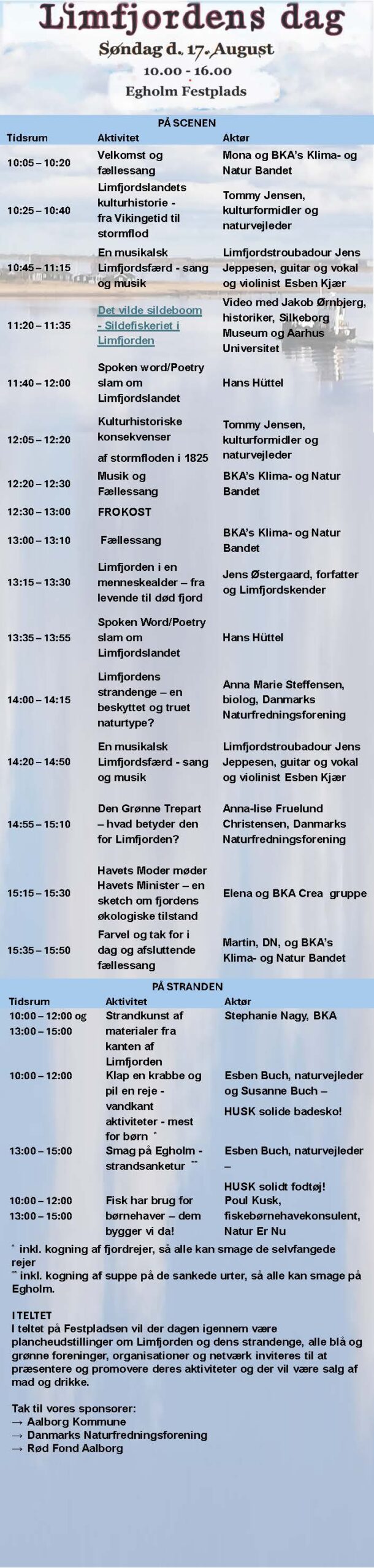 Limfjordens Dag 17. august 10 - 16